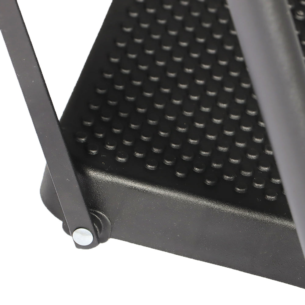 Netuera Aluminium 3 Step Folding Step Portable Ladder with Wide Anti-Slip Pedal Netuera