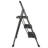 Netuera Aluminium 3 Step Folding Step Portable Ladder with Wide Anti-Slip Pedal Netuera
