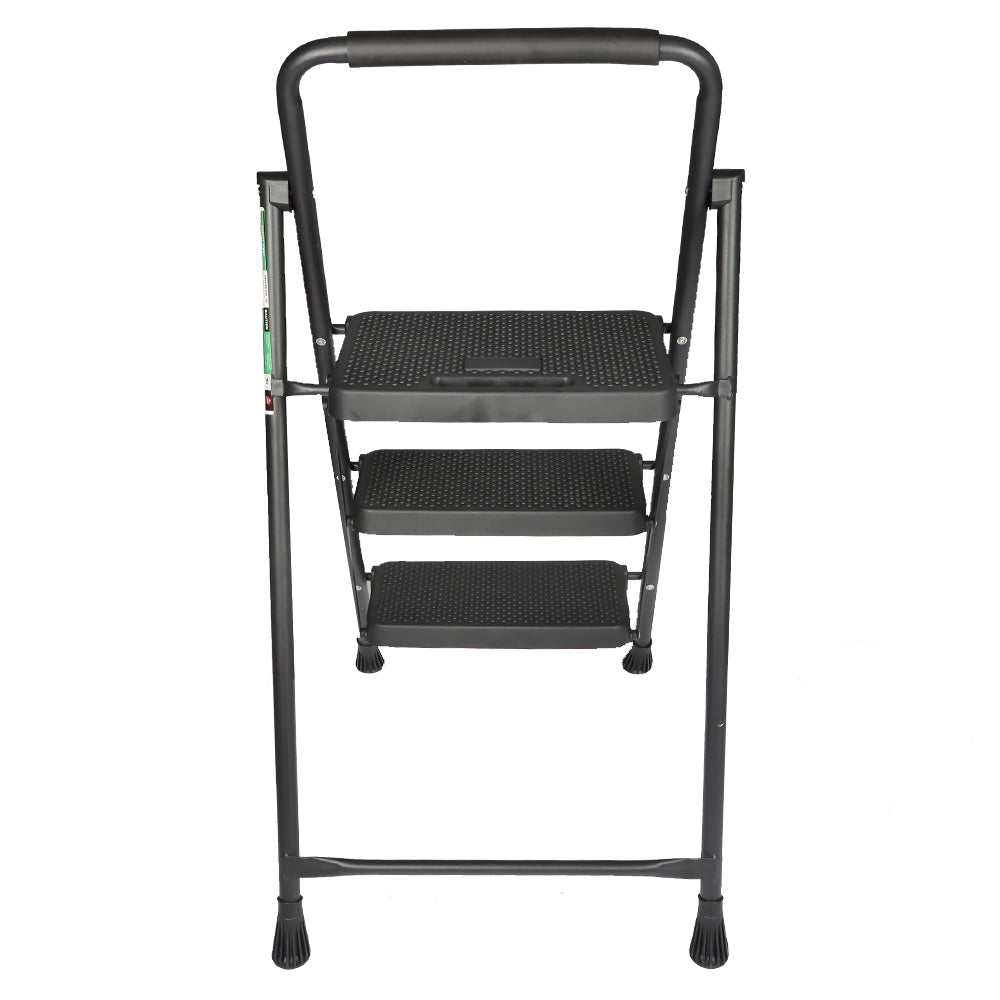 Netuera Aluminium 3 Step Folding Step Portable Ladder with Wide Anti-Slip Pedal Netuera