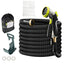 Netuera Garden Hose Heavy Duty Flexible Garden Water Hose 50FT/100FT Deluxe Expandable 100FT Hose+Hanger+Nozzle+