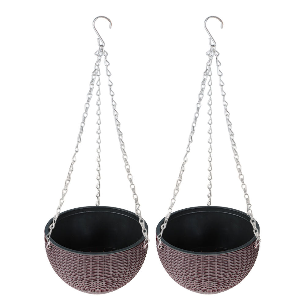 Netuera Hanging Flower Pots Garden Fence Balcony Basket Plant Pot Planter Decor Netuera
