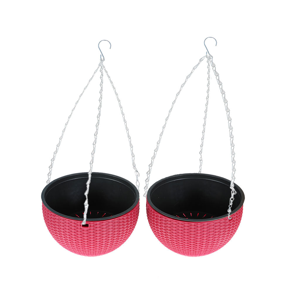 Netuera Hanging Flower Pots Garden Fence Balcony Basket Plant Pot Planter Decor Netuera