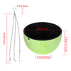 Netuera Hanging Flower Pots Garden Fence Balcony Basket Plant Pot Planter Decor Netuera