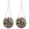 Netuera Hanging Flower Pots Garden Fence Balcony Basket Plant Pot Planter Decor Netuera