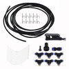 Netuera Outdoor Patio Water Mister Nozzle Misting Cooling System Garden Lawn Irrigation Netuera