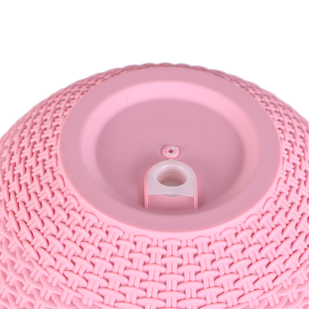 Netuera Pink Hanging Flower Pots Garden Fence Balcony Basket Plant Pot Planter Decor Netuera
