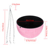 Netuera Pink Hanging Flower Pots Garden Fence Balcony Basket Plant Pot Planter Decor Netuera