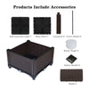 Netuera Plastic Raised Garden Bed Elevated Planter Box Kit Reserve Excess Water Outdoor Netuera
