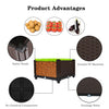 Netuera Plastic Raised Garden Bed Elevated Planter Box Kit Reserve Excess Water Outdoor Netuera