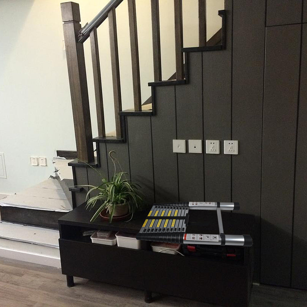 Netuera Telescopic ladder Aluminum Expansion Folding Ladder Multi-Purpose Ladder Loft Netuera