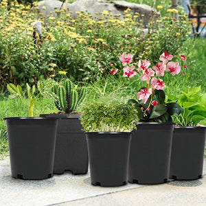 New  Black Trade Gallon Root Garden Container Premium Nursery Pots USA Netuera