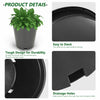 New  Black Trade Gallon Root Garden Container Premium Nursery Pots USA Netuera