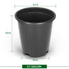 New  Black Trade Gallon Root Garden Container Premium Nursery Pots USA Netuera