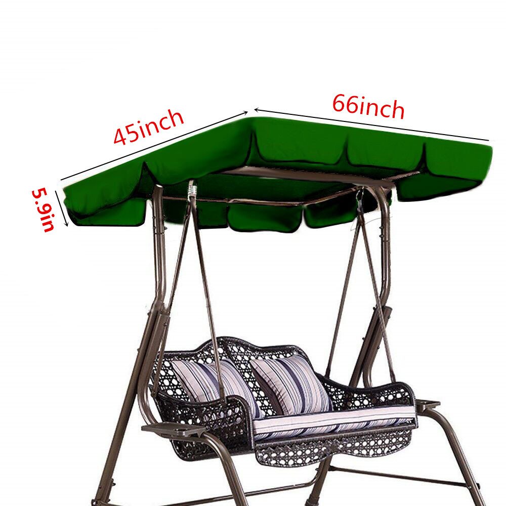 New Outdoor Swing Top Sunshade Cover Canopy 210D Oxford Garden Water resistant Netuera
