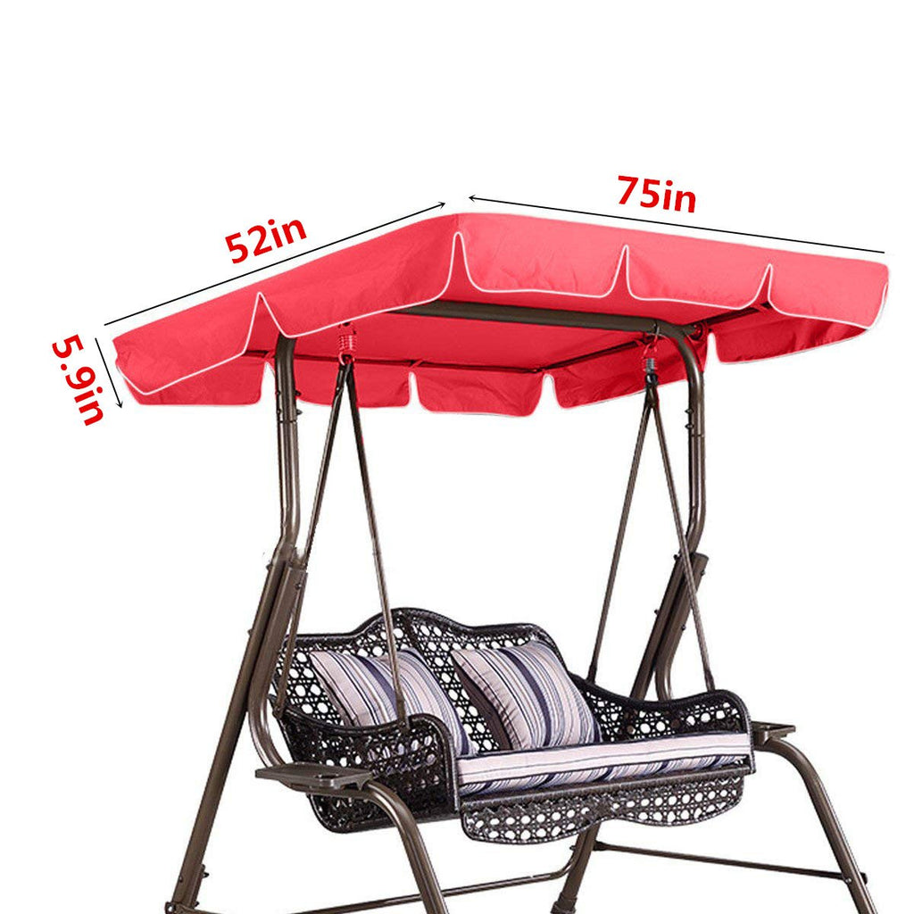 New Outdoor Swing Top Sunshade Cover Canopy 210D Oxford Garden Water resistant Netuera