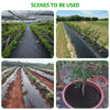 New Weed Barrier Fabric Woven Earthmat Ground Cover Heavy-Duty 3.2oz/sq.yd US Netuera