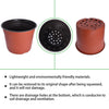 Plastic Plant Flower Pots Nursery Seedlings Pot Plant 100Pcs Netuera