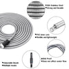 Stainless Steel Metal Garden Water Hose Pipe 25/50/75/100FT Flexible  US Netuera