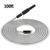 Stainless Steel Metal Garden Water Hose Pipe 25/50/75/100FT Flexible  US Netuera