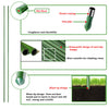Sturdy Metal Garden Plant Stakes 25PCS 2 4 6Ft Plastic Coated Steel Plant Sticks