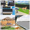 shade cover fence privacy wind screen mesh cover fabric artificial fence panel