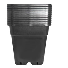 2/3/5 Gallon Plastic Grow Pots Plant Bonsai Square Garden Container 10 Pack Netuera