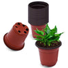 200Pcs Flower Pot Plastic Nursery Pot Seed Planting Plant Growing Box Storage Netuera