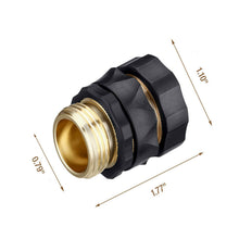 3/4' Garden Hose Quick Connect Water Hose Fit Brass Female Male Connector Set US Netuera