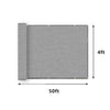 4-6FT HDPE Privacy Fence Winds Screen Mesh Shade Cover Netting Fabric Tarp Netuera
