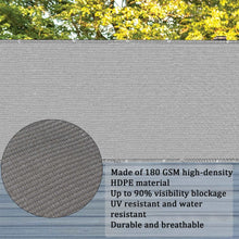 4-6FT HDPE Privacy Fence Winds Screen Mesh Shade Cover Netting Fabric Tarp Netuera