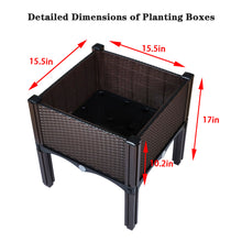 Netuera Elevated Planter Box Raised Garden Bed Kit Vegetable Herb Flower Patio Grow Yard