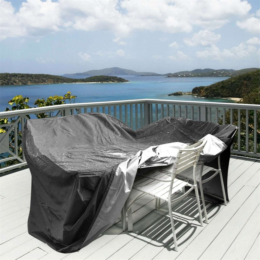Garden Patio Outdoor Furniture Cover Chair Table Covers Rectangular Waterproof Netuera