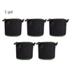 NEW 5-Pack Black Grow Bags Aeration Fabric Planter Root Growing Pots w/Handles Netuera