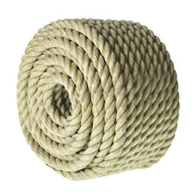 Netuera 100' Artificial manila PP Twisted Industry 3 Strand Lightweight Synthetic Rope Netuera