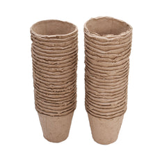 Netuera 100PACK Biodegradable Paper Pulp Peat Pots Plant Nursery Cup Tray Garden new Netuera