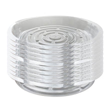 Netuera 10PCS&10In Clear Thick Plastic Heavy Duty Sturdy Plant Saucer Drip Trays Fit for pot Netuera