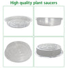Netuera 10PCS&8In  Clear Thick Plastic Heavy Duty Sturdy Plant Saucer Drip Trays Fit for pot Netuera