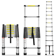 Netuera 12.5FT Step Ladder Extension Telescoping Lightweight Portable Folding Telescopic Netuera