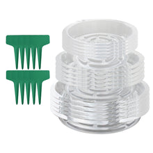 Netuera 15 PCS 5*6"+5*8"+5*10" Clear Thick Plastic Heavy Duty Sturdy Plant Saucer Drip Trays Fit for pot Netuera