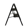 Netuera 2-Step Black Folding Ladder,Capacity 330lb Folding Non Slip Small Stool Ladders Netuera