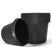 Netuera 25 Gallon Black Plastic Plant Nursery Pot Container Seed Grow Flower Garde Netuera