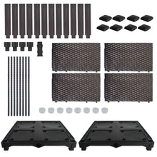 Netuera 2PCS Elevated Plastic Raised Garden Bed Planter Kit for Flower Vegetable Grow Netuera