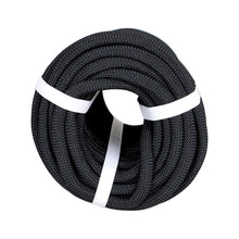 Netuera 3/8 "x 100'high strength polyester rope, maximum tension: 3520lbs Black Netuera