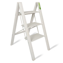 Netuera 3 Step Aluminum Portable Folding Stool w/Wide Anti-Slip Pedal Lightweight Ladder Netuera