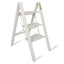 Netuera 3 Step Aluminum Portable Folding Stool w/Wide Anti-Slip Pedal Lightweight Ladder