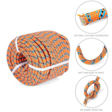 Netuera 32 Strand 1/2 Inch by 18KN 150 FT Braid Polyester Rope Heavy Duty Rope Netuera