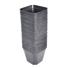 Netuera 4" Square Plastic Durable Lightweight Flexible Nursery Gage Dura Pots Plants Netuera