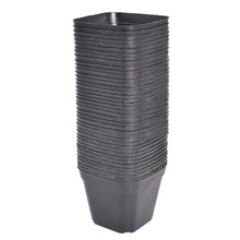 Netuera 4" Square Plastic Durable Lightweight Flexible Nursery Gage Dura Pots Plants Netuera