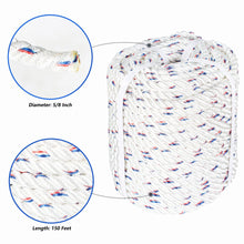 Netuera 5/8" x 150' Arborist Bull Rope Tree Rigging Line Utility Durable Rope Polyester Netuera