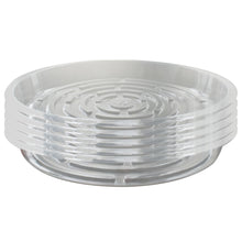 Netuera 5 Pack 12 in Clear Thick Plastic Heavy Duty Sturdy Plant Saucer Drip Trays Fit for pot Netuera